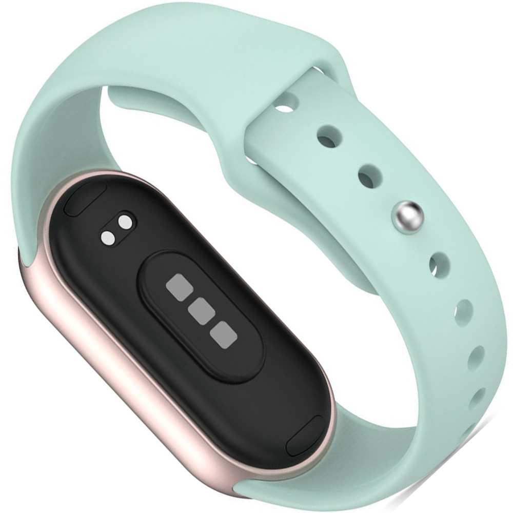 Pasek Tech-Protect Iconband Pure do Xiaomi Smart Band 10 / 9 / 9 NFC / 8, miętowy